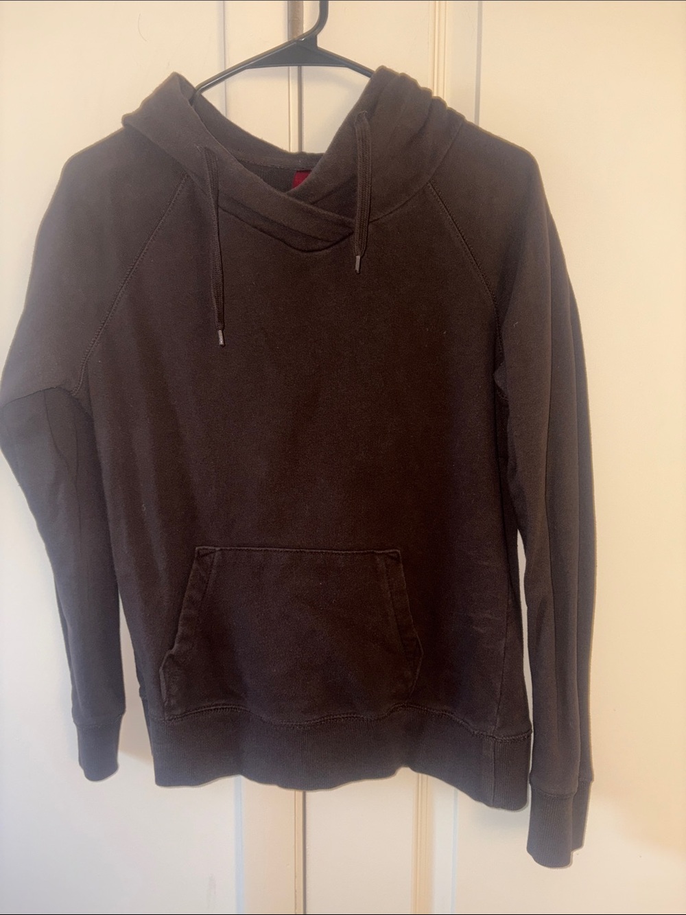 H&M Brown Pullover Hoodie with Kangaroo Pocket
